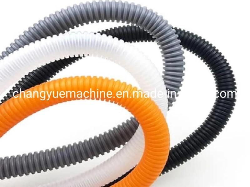 High Extrusion Capacity PVC Single Wall Corrugated Pipe Production Line