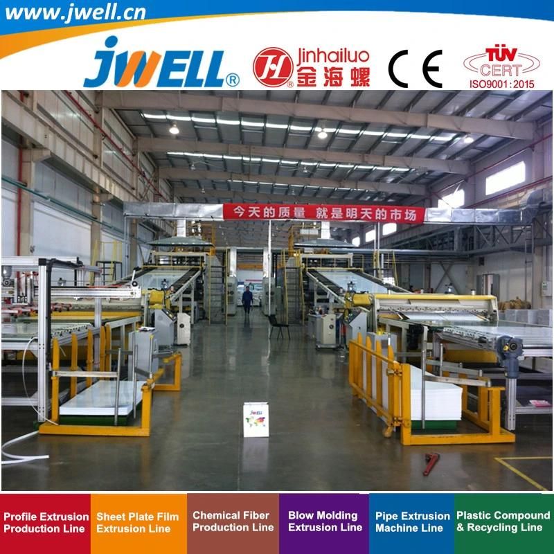 Jwell-HIPS Plastic Refrigerator Board Sheet Recycling Making Extrusion Machine Used in Refrigerator Door and Inner Gallbladder|Drawers Water Dispensers