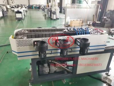 Plastic PP PE PVC PA Flexible Corrugated Pipe Extrusion Line