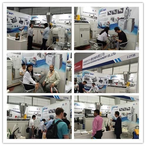 240mm Standard Size Sjsz-65/132 Conical Twin Screw PVC/UPVC Profile/Board/Panel Extrusion Line/Production Line in Stock for Sale