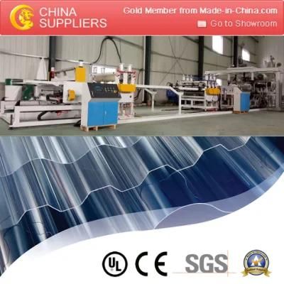 PVC Hollow Corrugated Roof Sheet Machine
