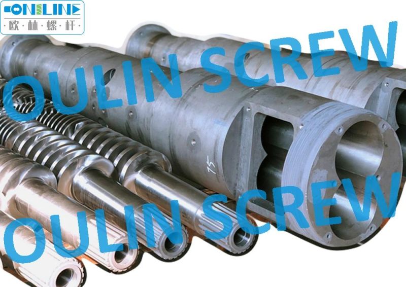 Cincinnati Cmt58 Twin Conical Screw and Barrel for PVC Machine