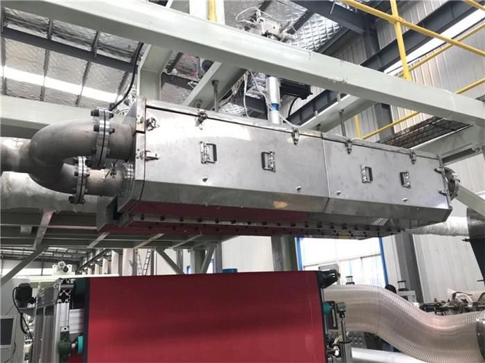 China Single Screw Plastic PP Melt Blown Non Woven Fabric Extruder for Face Mask