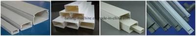 Plastic PVC Electrical Cable Protection Cover Profiles Production Line
