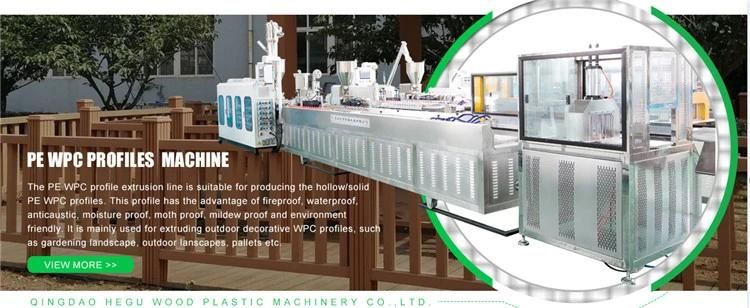 PE WPC Co-Extrusion Outdoor Decking Making Machine Production Line Manufacturer