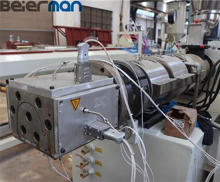 Beierman Euro-Quality Double Screw Extruder PVC Rain Water Gutter Downspount Series Gutter Machine Line ABB/Delta Frequency Inverter