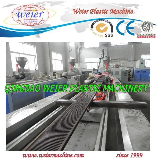 Ce Certificate WPC PVC Floor Profile Line/Sjsz65 PP PE PVC Wood Plastic WPC Profile Extrusion Machine