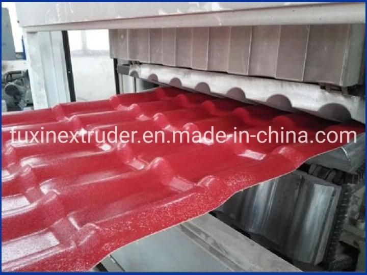 Plastic Single Multi Layer PVC PP Roof Tile Wave Sheet Extrusion Line Machine