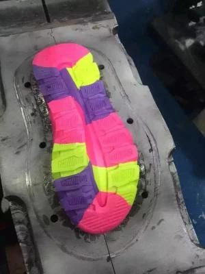 Brand New Kclka Mixed Color Plastic Soles Injection Molding Machine