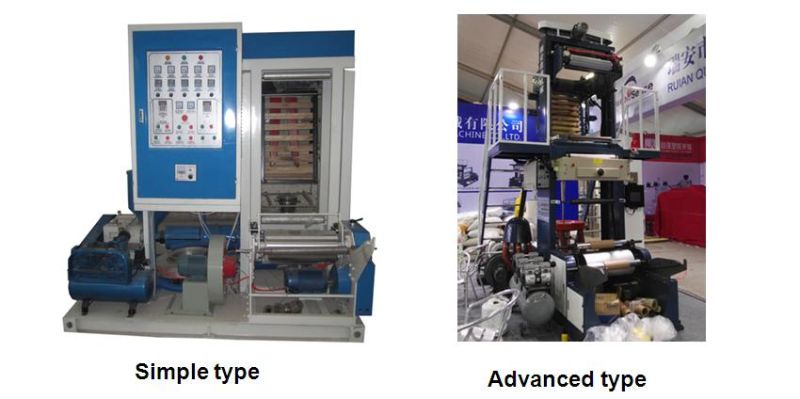 Plastic PE Hear Shrinkable Film Blowing Machine for Tshirt Bag