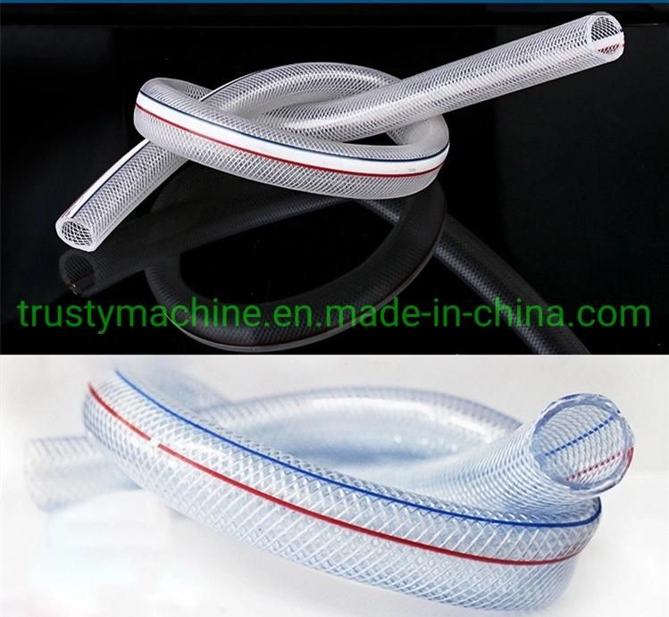 PVC Fiber Reinforced Hose Production Line PVC Soft Garden Horse Machine PVC Braided Pipe Extrusion Line
