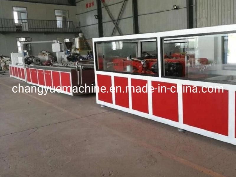 High Extrusion Speed PE Decking Profile Production Line