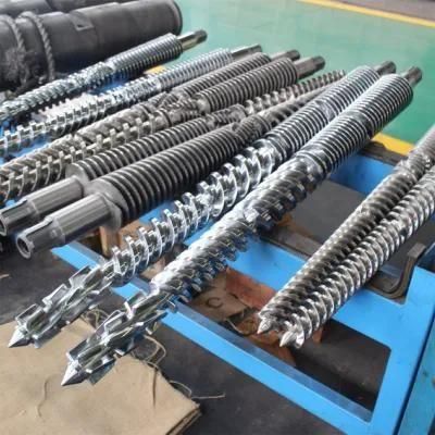 Jwell 80/156 Twin Conical Screw and Barrel for PVC Pelleting