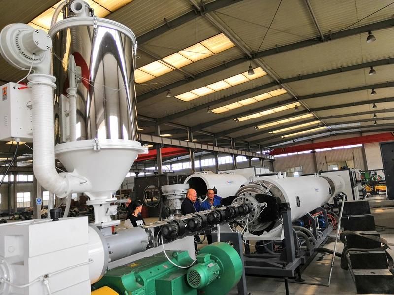 PU Foaming Pre-Insulated Pipe HDPE Jacket /Shell/Casing Plastic Extruder 110-600mm