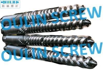Twin Conical Screw and Barrel for PE+WPC Extrusion
