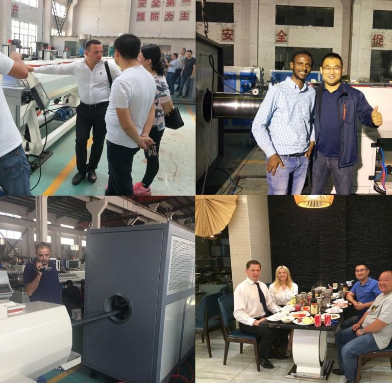 Plastic HDPE PE PPR Water Pipe Production Line Sunrise Machinery