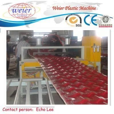 Asa/UPVC Glazed Roof Tile Machine