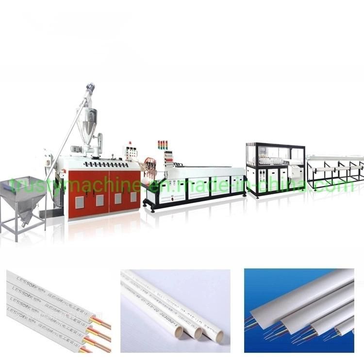 Sjsz51/105 Plastic PVC/UPVC Double Pipe Production Line