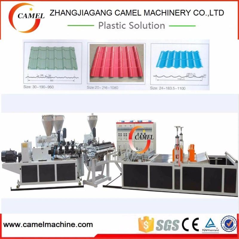 PP PC PVC Waved Tile/Corrugated Sheet Production Line Extrusion Line
