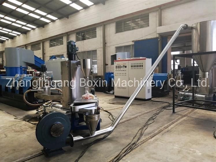 Double Stage Waste Plastic Film Bag Pellet Extruder Making Machine