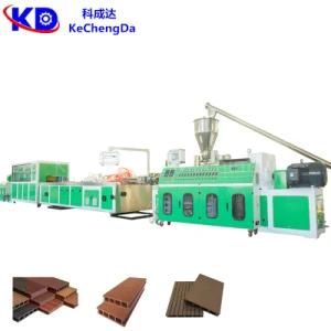 WPC PE Decking Profile Extrusion Line Plastic PVC WPC Profile Produce Machine