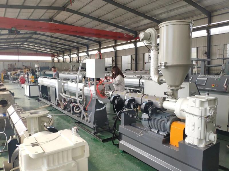 16-63mm Plastic PPR PE HDPE Electric Wire Threading Pipe Tube Production Line