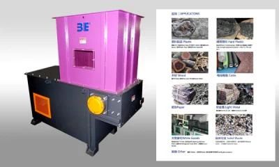 Pet Bottles Plastic PP PE Film Wood Cable Metal Recycling Machinery Single Shaft Shredder