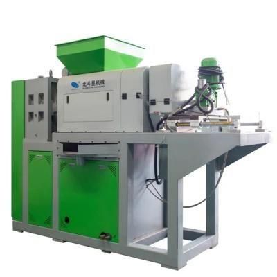 Waste PP PE Film Granules Plastic Pellet Making Cable Rubber Granulator Machine