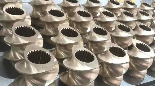 Tex120 Polishing Aluminium Bronze Extruder Screw Elements