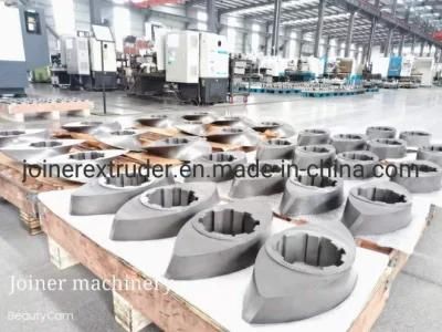 Kurimoto Twin Screw Extruder Machine Parts Diameter 400 Screw Segment