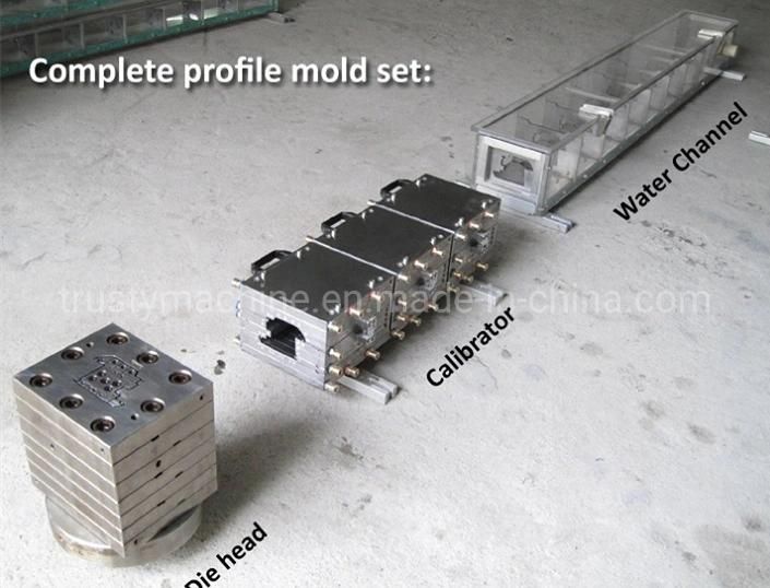 PVC WPC Door and Window Profile Machine Extrusion Line Extruder