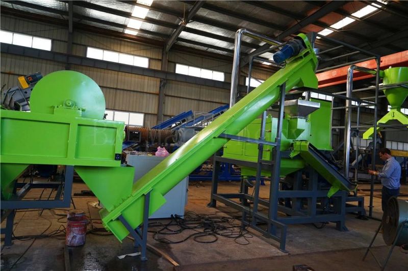 PE Mulching Film Washing Line / PP Woven Plastic Bags Washing Machine