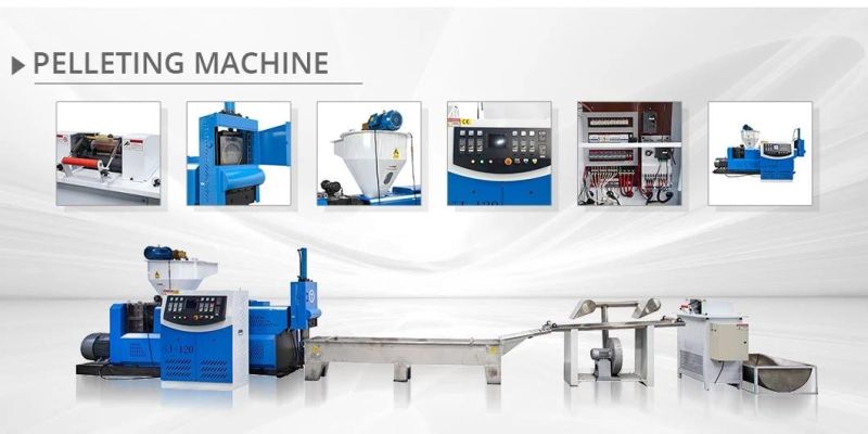 PP PE Single Screw Film Waste Plastic Recycling Machine