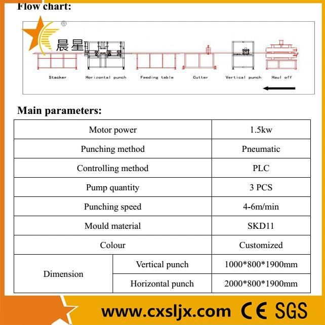 Cable Duct / PVC Cable Duct / Wiring Duct Punching Machine