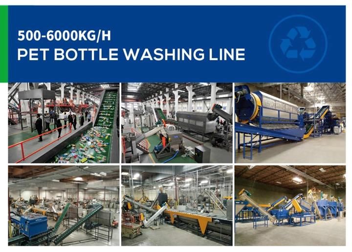 Pet Bottle Plastic Crushing Washing Drying Recycling Line