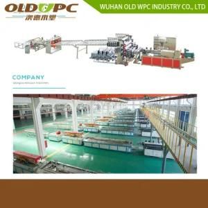 Plastic Spc Flooring Tile Panel Making Machine Extrusion Line