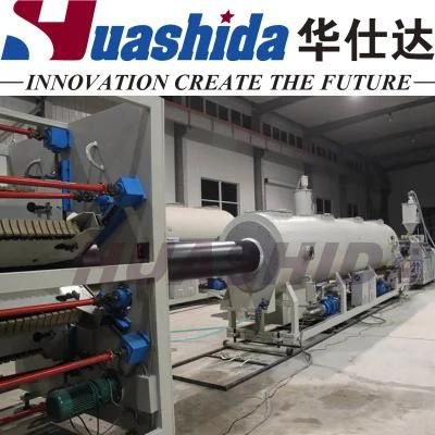 HDPE Polyurethane Foam Thermal Insulation Jacket Pipe Extrusion Production Machine