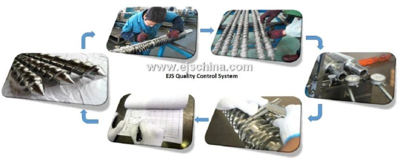 Parallel Double Screw Barrel Used on Plastic Extruder