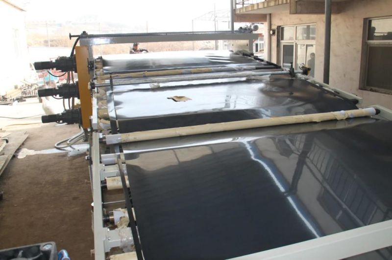 Plastic PE Sheet Geomembrane Calendar Extrusion Machinery