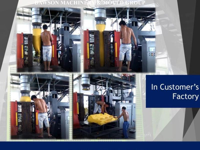 Accumulation Type Blow Molding Machine with Servo Motor for Roadblocks