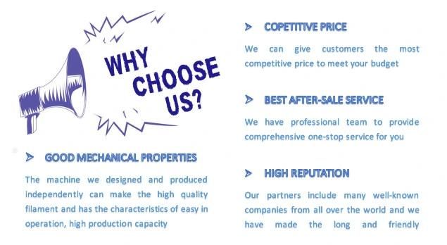 Plastic Pet/PBT/Nylon Brush/Paint Brush/Painting Brush/Barbecue Brush Filament/Bristle/Fiber Yarn Making Extruder Machinery