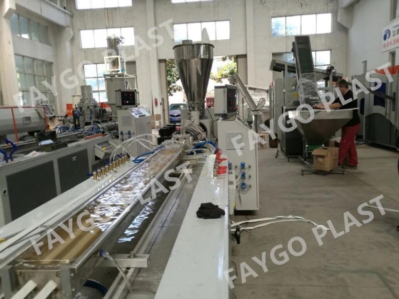 Plastic PVC Folding Door Profile Making Machine Line/Window Profile Extrusion Machine