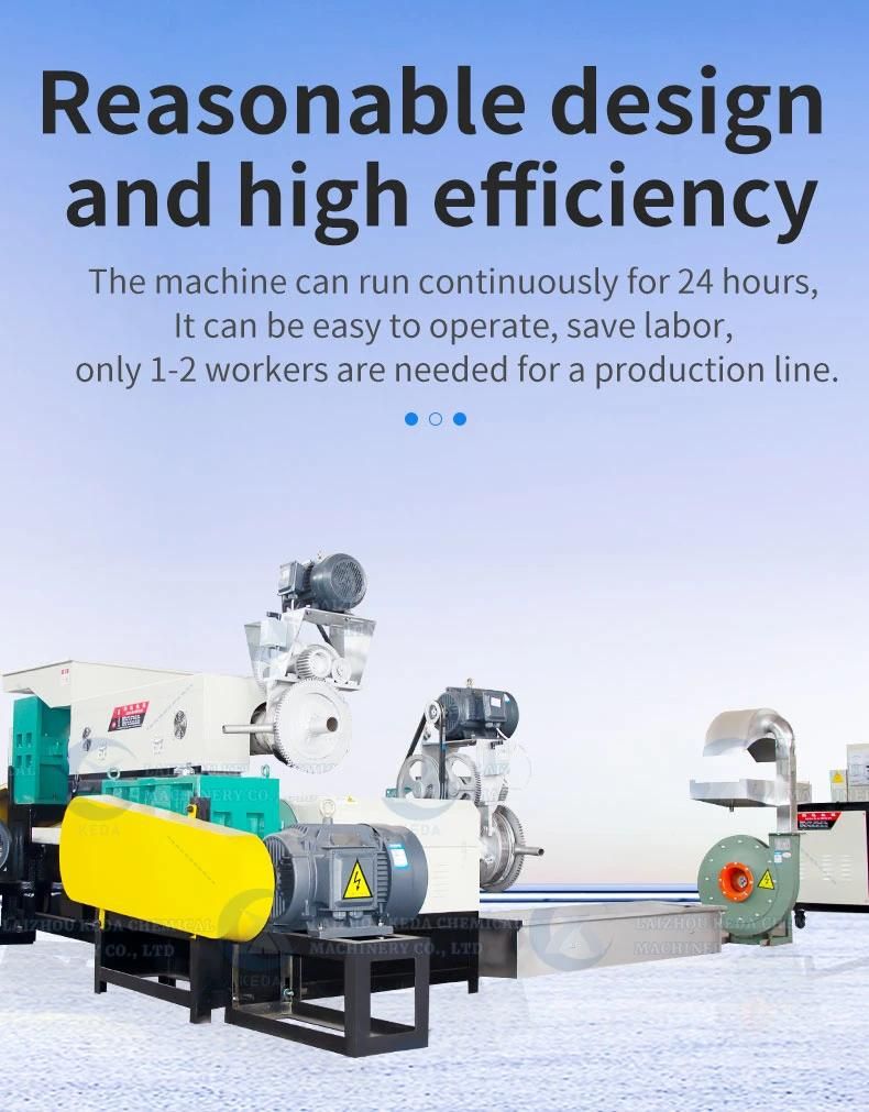 New Design PP Pet PVC HDPE Plastic Granules Double Screw Extruder Plastic Pellet Making Machine