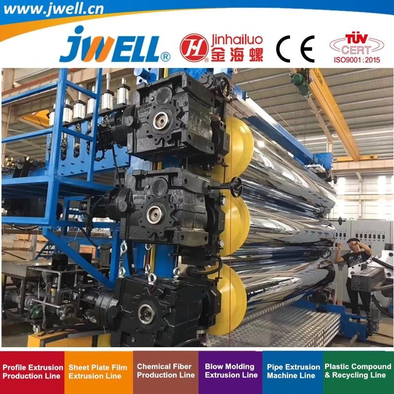 Jwell-Pad (EVA|TPO PVC and high filling inorganic) Plastic Recycling Making Extrusion Machine for Automobile Application Series (8) Car Sound Insulation Pad