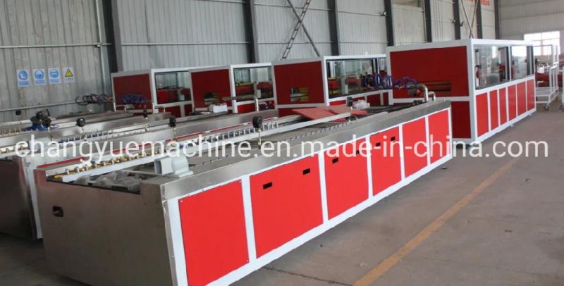 Plastic Twin Double Screw Extruder PVC Wall Ceiling Panel Profile Making Machine Production Line