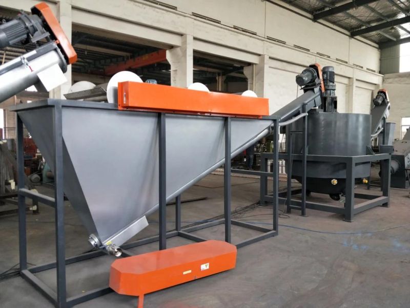 Plastic Recycling Pet Bottle Flakes Crushing Washing and Drying Machine