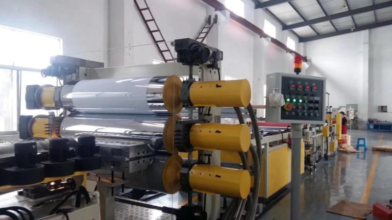 Jwell PVC Sheet Film Three Rolls Calendering Extruder Production Line Making Machine