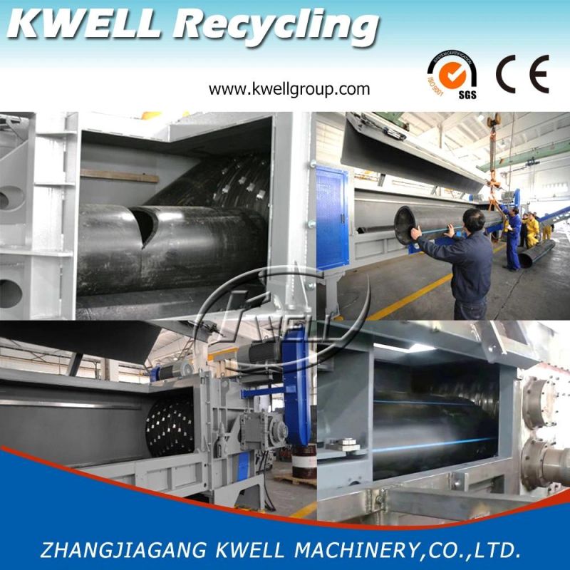 HDPE PPR PVC Long Pipe Shredder and Crusher