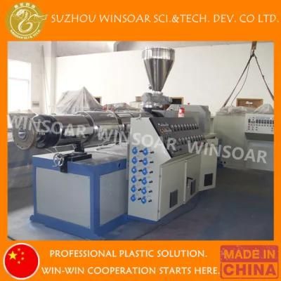 PVC Drainage Pipe Machine Twin Screw Extruder for Making 4-6-8 Inch Pipe
