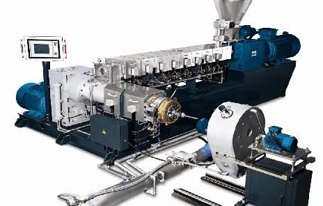 Co-Rotating Parallel Plastic Masterbatch Filling and Compounding Twin Screw Extruder